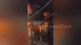 India: Massive fire engulfs multi-story building in Mayur Vihar, no casualties reported