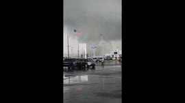 Tornado In Mount Vernon, Indiana