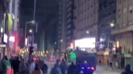 Copa America: Police Clear Fans After Celebrations In Buenos Aires