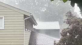 Severe Thunderstorm in Montgomery PA, USA