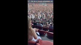 Man Bejewels Balding Head For Eras Tour