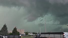 Severe Thunderstorm in Polk IA, USA