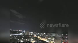 Meteor seen in night sky over Wisconsin