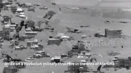 Lebanon: Strike on a Hezbollah weapons storage facility and Hezbollah military structure