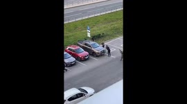 Shooting incident on Komendantsky Prospekt in St. Petersburg