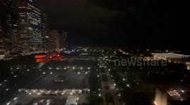 US Weather: Tornado Sirens Across Downtown Chicago
