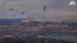 United States: Sunset Time-Lapse Reveals Lake Fire's Intensity in Santa Barbara County