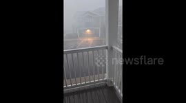 US: Damaging Storm With Large Hail Lashes Rochester Area, New York