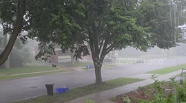 Flash Flooding Impacts Kitchener/Waterloo In Ontario