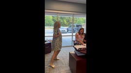 Mom's excitement soars as she reunites with daughter after over a year
