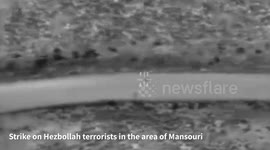 Palestine: Two Hezbollah terrorists were identified fleeing the area from which projectiles were launched toward Kiryat Shmona in northern Israel yesterday