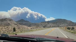 Silver King Fire Burns Piute County, Utah