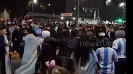 Argentina: Argentinians celebrate in Buenos Aires the Copa America championship