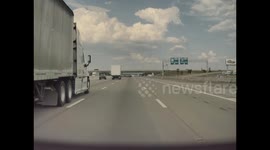 Texas Trucker Takes Over Tennessee Interstate
