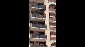 Plastic Balcony Railings Catch Fire in the Heat