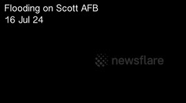 USA: Scott AFB Faces Severe Flooding After Heavy Rainfall