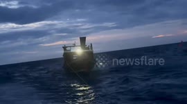 Twelve tourists rescued when speedboat sinks off coast of Thailand