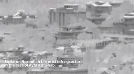 Lebanon: The IAF struck Hezbollah terrorist infrastructure