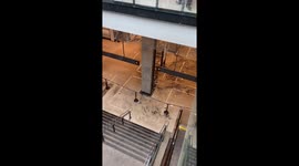 Toronto's Union Station floods after severe storm
