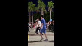 Chinese teenager dances in public squares, becomes social media hit