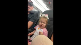 From boredom to fun: Little girl’s TikTok inspired antics on a long plane ride