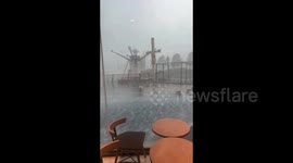 China: Violent Rainstorm Causes Chaos at Shandong Amusement Park