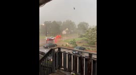 Man Watches Tornado Destroy His Apartment