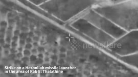 Lebanon: The IAF struck Hezbollah terror infrastructure in the area of Aitaroun, and a missile launcher in the area of Rab El Thalathine, southern Lebanon