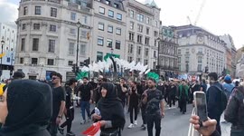 Muslim Ashura March commemorating Imam Hussain, London 17/07/2024