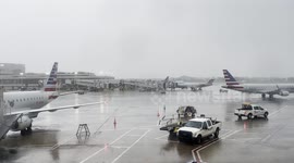 Severe Thunderstorm Halts Flights at Reagan National Airport