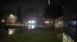 Severe Thunderstorm in La Salle IL, USA