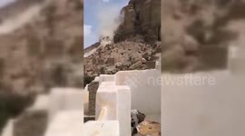 Yemen: Rock Collapse in Hadhramaut Province