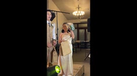 Innovative wedding game surprises guests with witty prizes