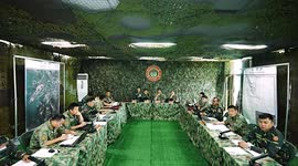 Laos: China-Laos military exercises stage command post