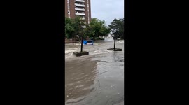 Flooding in Downsview, Ontario