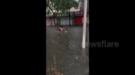 China: Heavy Rainfall in Linyi Causes Severe Flooding