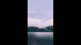 Sea of clouds over Jiuhua Mountain in China's Anhui