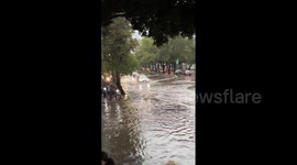 Mexico: Heavy Rains Cause Chaos In Mexico City