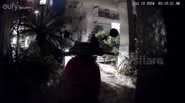 Israel: CCTV camera documents the moment the Houthi drone exploded in Tel Aviv