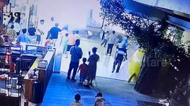 Terrified shoppers flee as ceiling suddenly collapses at Chinese mall