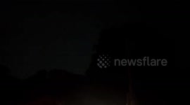 Endless lightning storm over Bayville