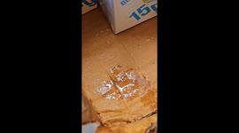 Customer shocked by worm infestation in cartons of milk