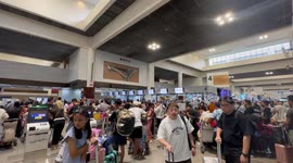 Microsoft crash sparks chaos at Bangkok airport
