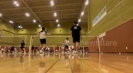 South Korea: Hilarious Badminton Mishap Brings Laughter