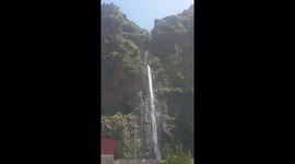 Waterfall in Madeira Island