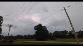 Lightning show in Choctaw County amid special weather advisory
