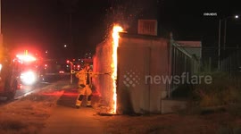 United States: Bakersfield Small Structure Fire