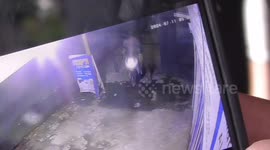 Man caught on CCTV stealing two sacks of rice and eight gas canisters from soto stall