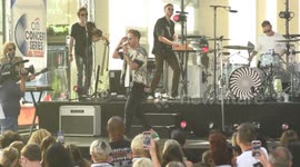 United States: NY: OneRepublic Performs On NBC Today Show