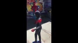 Spider Cast Member Chats With Young Autistic Fan About Web Shooters